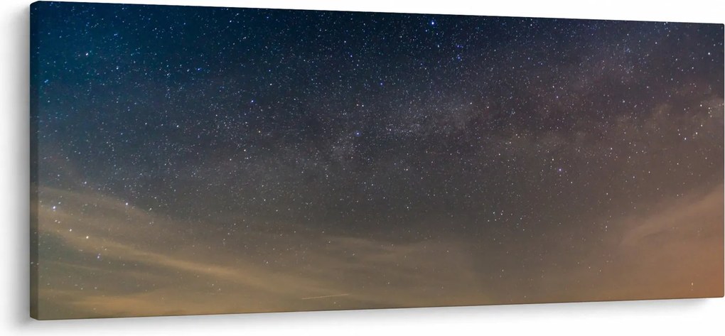 Obraz nočnej oblohy (120x50 cm)