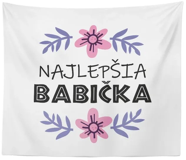 Sablio Deka Najlepšia babička: 150x120 cm