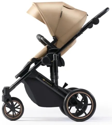 KINDERKRAFT SELECT - Kombinovaný kočík 3v1 PRIME 2 Premium Sandrose beige