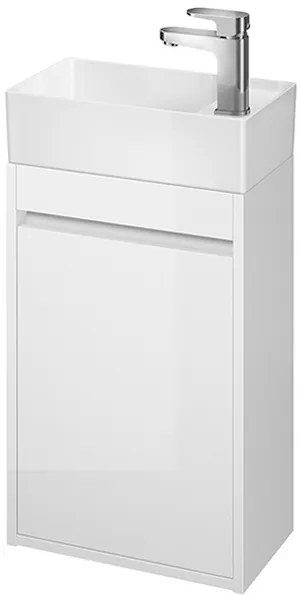 Cersanit Crea, závesná skrinka + umývadlo 40cm, SET B102, biela, S801-276