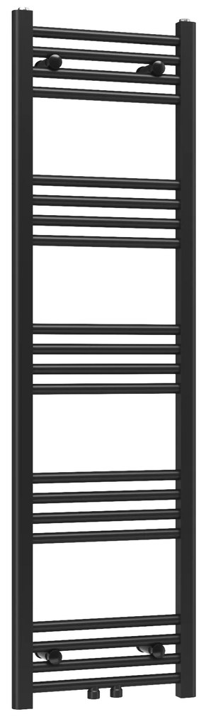 Gamma Erga Simple, vykurovacie teleso 1400x400 mm, 469 W, čierna, ERG-LAV-SIMP-14040-BK