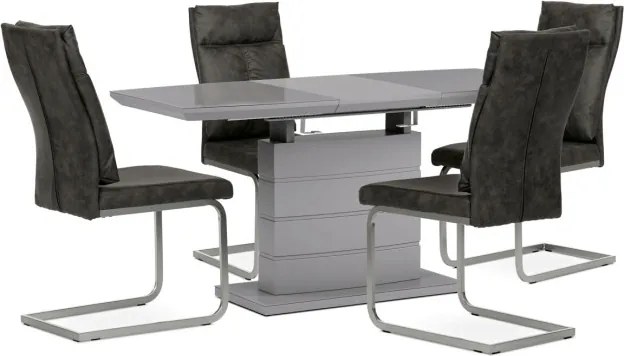Jedálenská stolička sivá DCH-459 GREY3