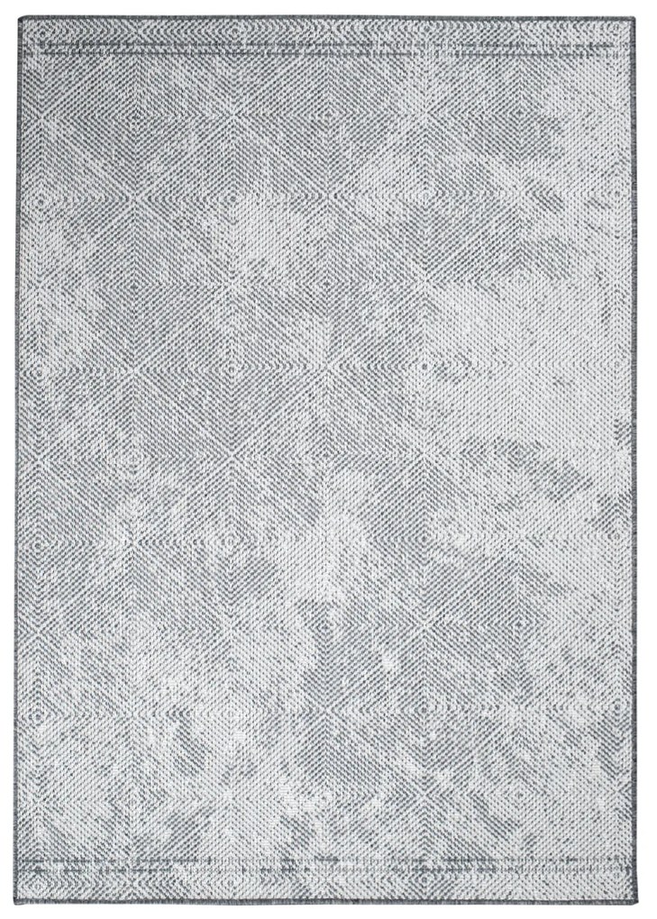 Dekorstudio Obojstranný koberec na terasu DuoRug 5845 - sivý Rozmer koberca: 80x150cm
