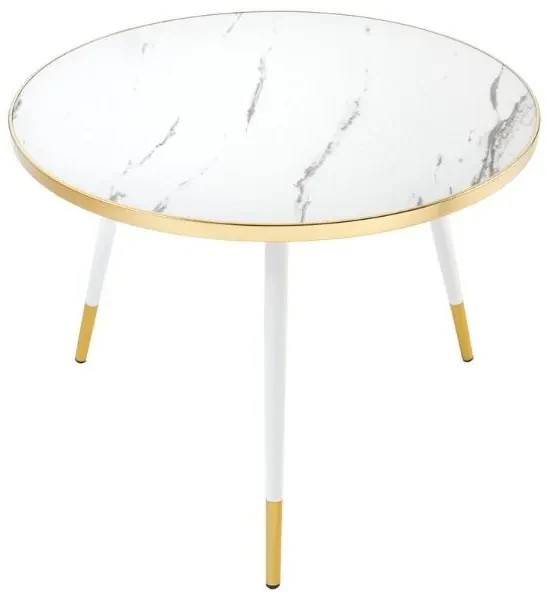 Paris konferenčný stolík biely Ø60 cm