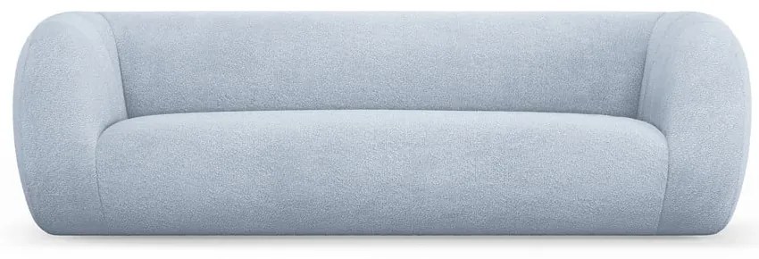 Svetlomodrá pohovka z textílie buklé 230 cm Essen – Cosmopolitan Design