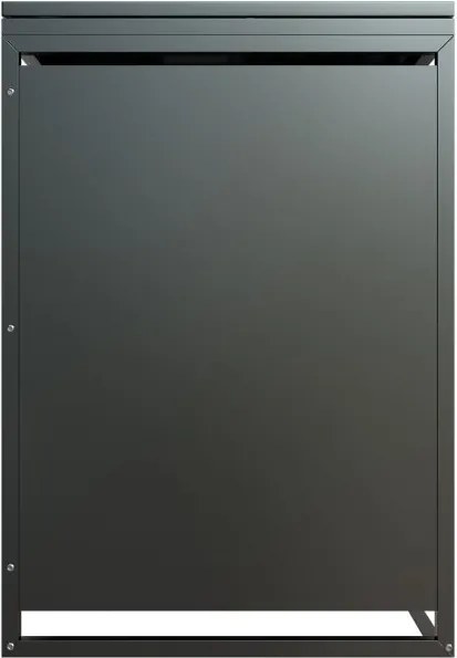 Kovový prístrešok na kontajner 66 × 119 × 80 cm