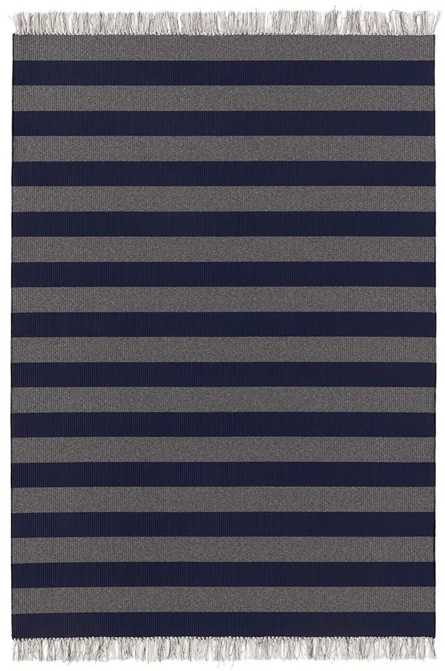 Koberec Big Stripe in/out: Sivo-modrá 80x200 cm