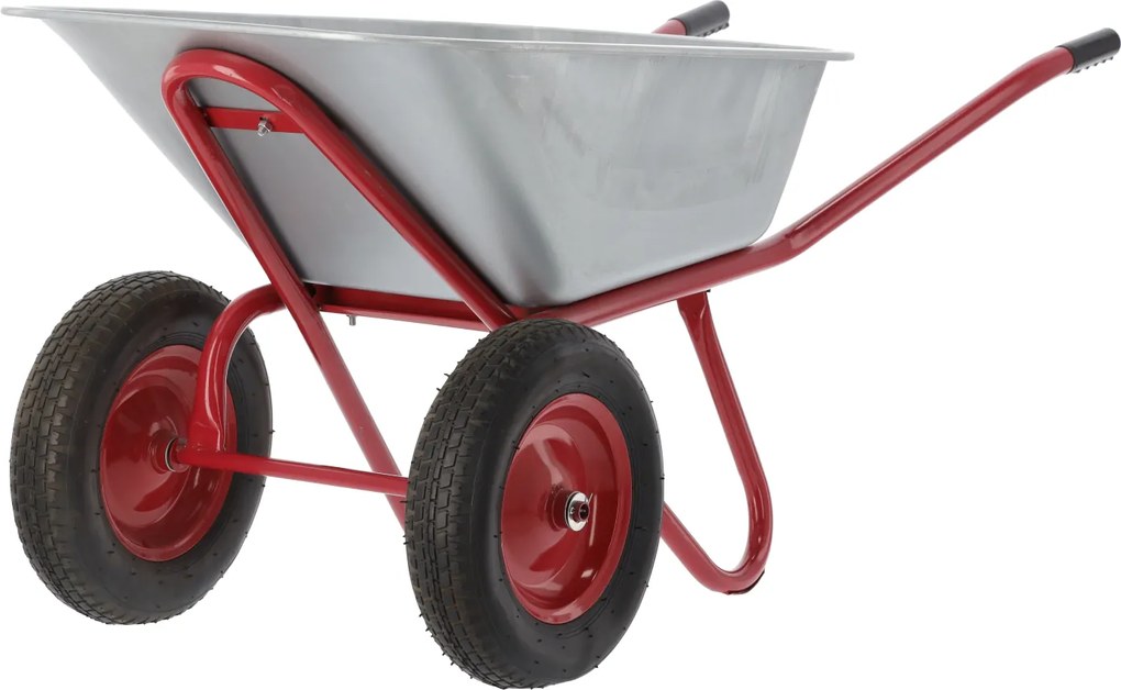 Garden Line KOLESOVY FURIK - OBJEM 140 L - ČERVENÁ