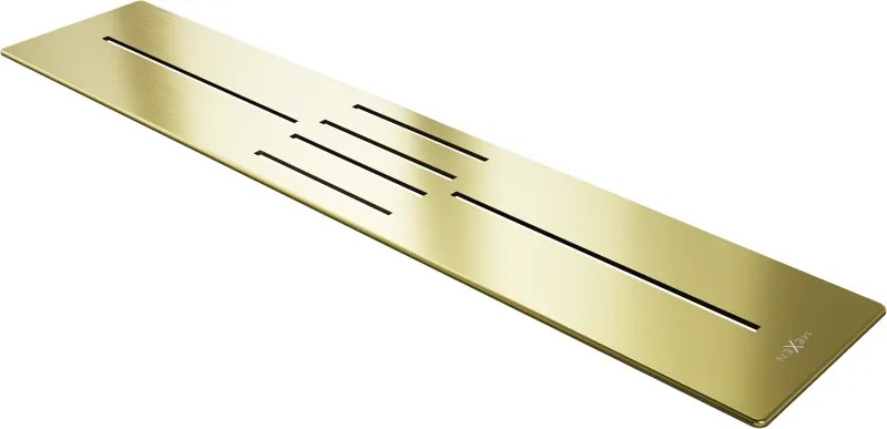 Mexen Toro kryt na sprchový kút 100-120 cm, zlatý - 43910050