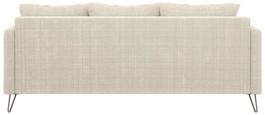 Krémová ženilková pohovka 200 cm Freya – Ropez