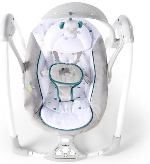 Ingenuity - Detská vibrujúca hojdačka s melódiou 2v1 NASH 4xLR20