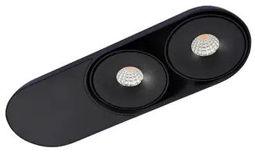 LED bodové svetlo Toronto 2 čierne