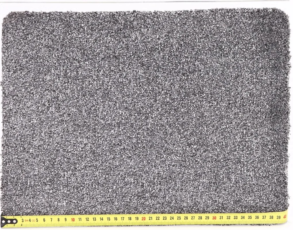 Koberec metráž Ester / 77 Šedá, na mieru, šíře 5m, šedá, ab (mriežka), chodba / predsieň, Spoltex