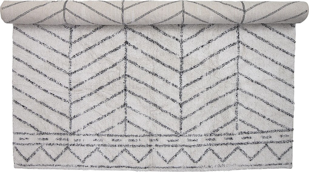 Bavlnený koberec Tufting White Rug 300 x 200 cm