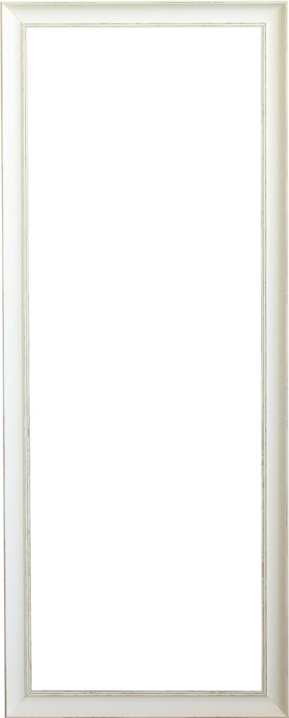 Bighome - Zrkadlo AERO 130x50 cm - biela
