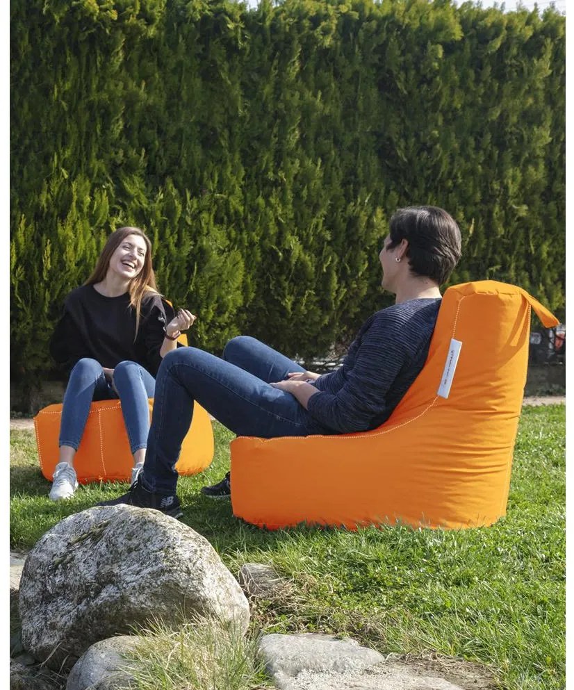 Sedací vak Edmund (oranžová). Akcia -16%. Vlastná spoľahlivá doprava až k Vám domov. 1101624