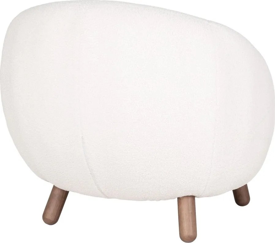 Biele kreslo Savona - House Nordic