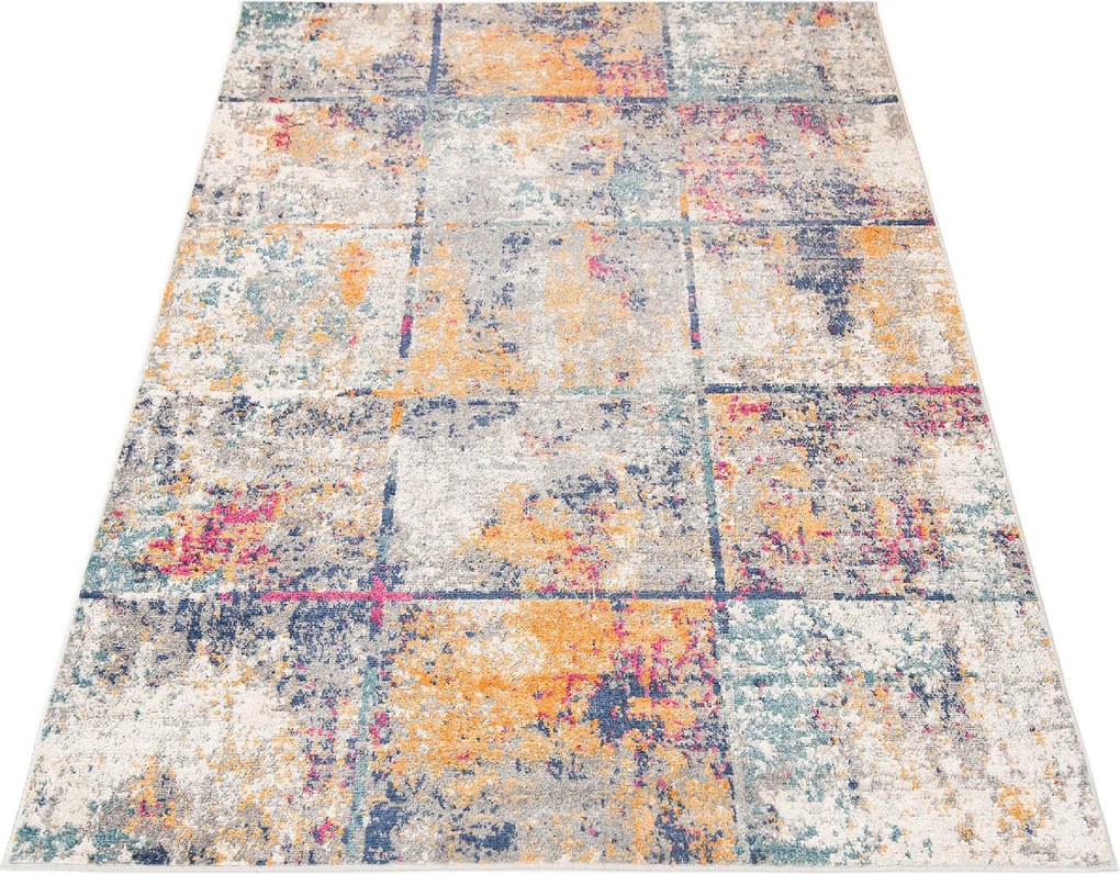 TA Koberec G038A BIELA/TMAVOMODRÁ DENVER FAA Rozmer: 160x230 cm