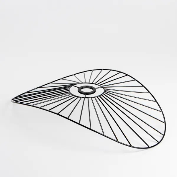 Brilagi - LED prisadený luster CERIA WIRE 1xE27/40W/230V 40x56 cm čierna