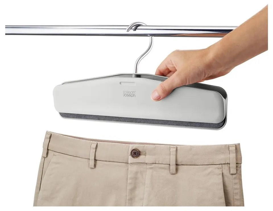 Plastové vešiaky v súprave 2 ks na nohavice Orderly – Joseph Joseph