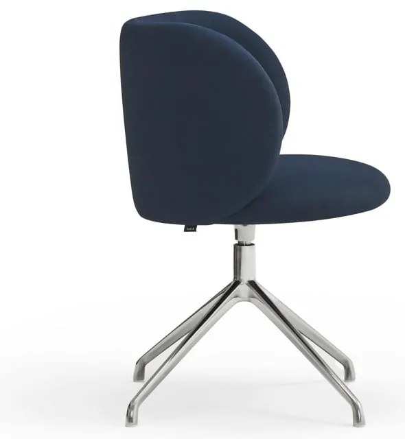 Tmavomodré čalúnené jedálenské kreslo Mogi – Teulat