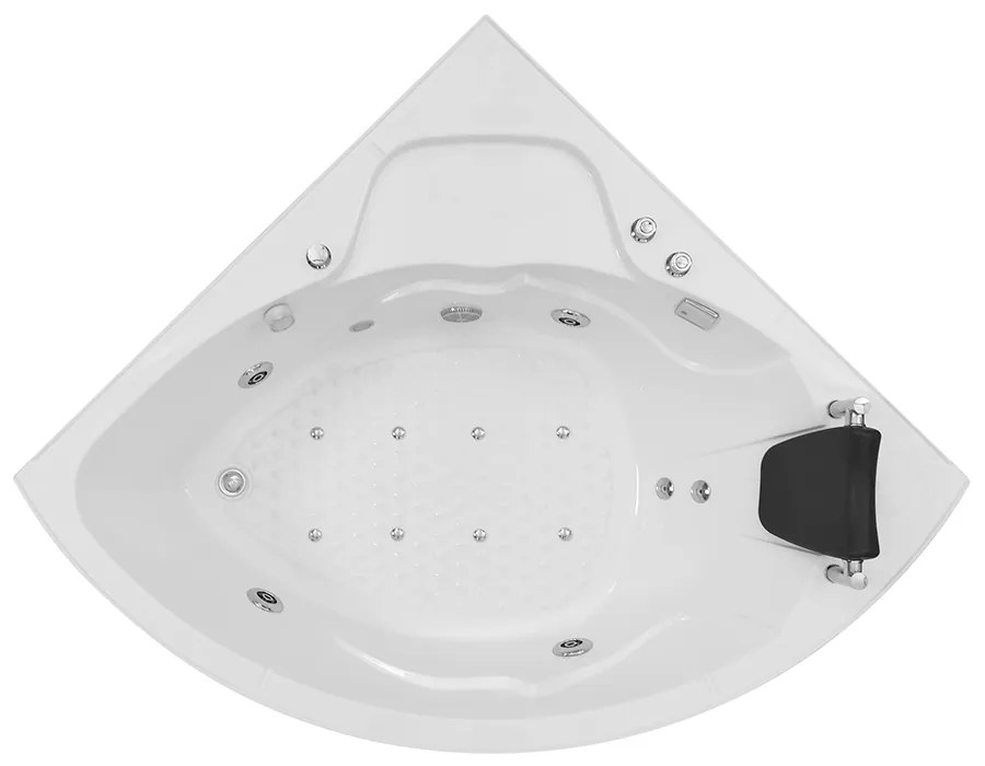 M-SPA - Kabino SPA vaňa s hydromasážou a funkciou parnej sauny 135 x 135 x 220 cm
