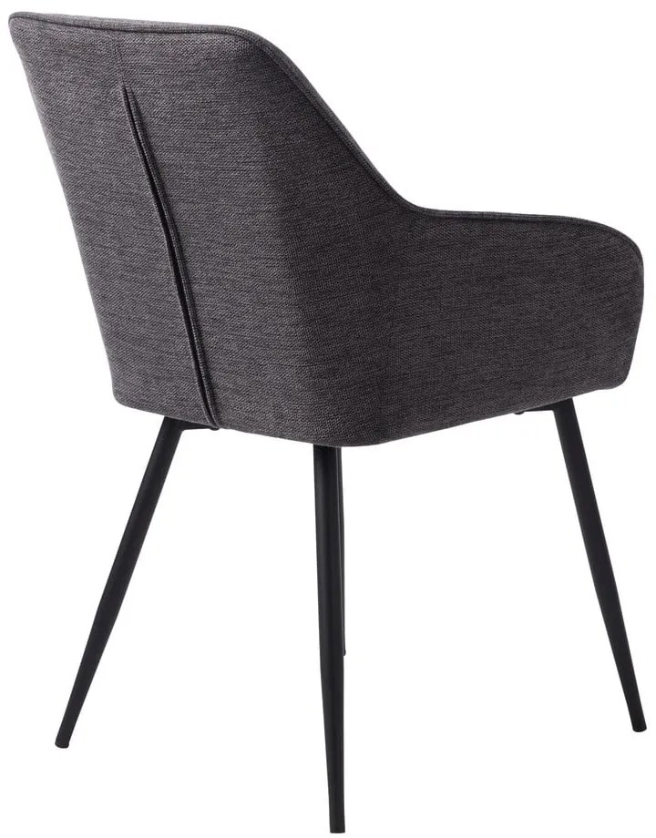 Tmavosivá jedálenská stolička Nolan – Unique Furniture