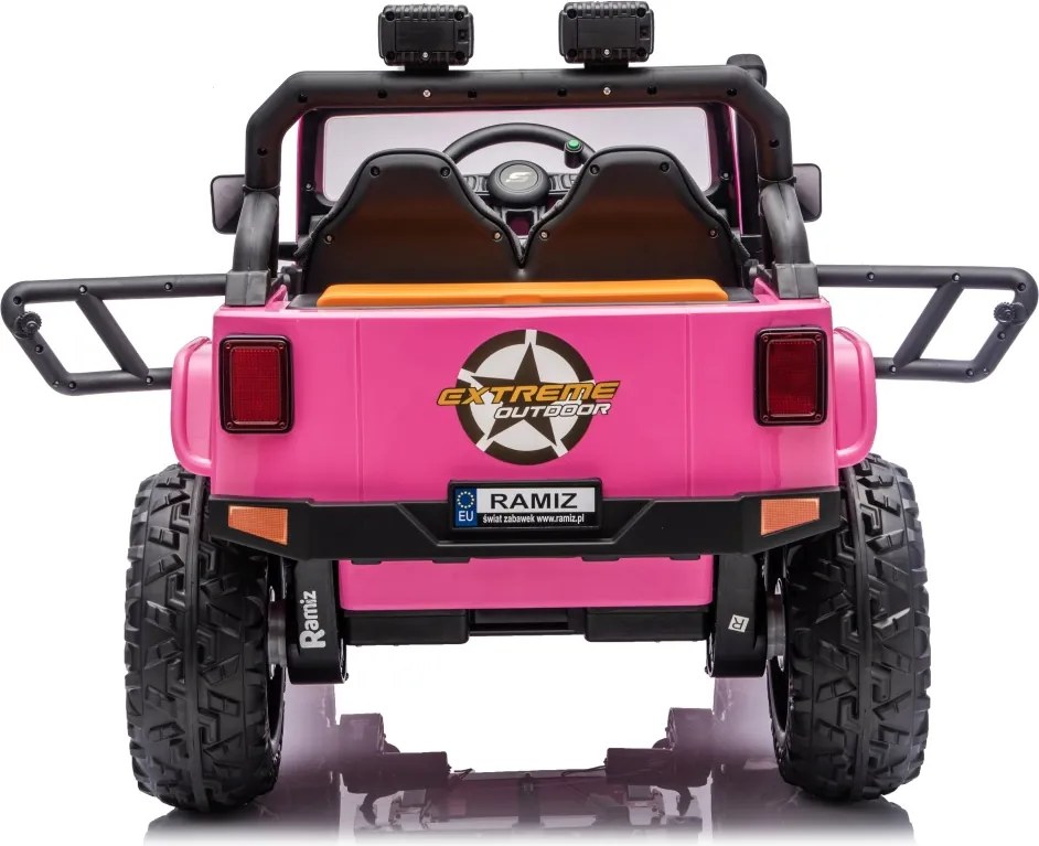 Ramiz Auto Jeep Monster ružové