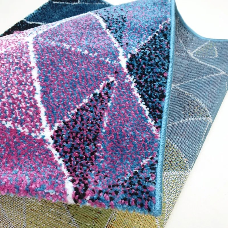 Medipa (Merinos), Kusový koberec Fantasy 835-17 blue/yellow, 160x230, viacfarebná