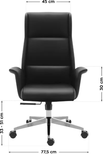 Kancelárska stolička Boss 5.6 čierna