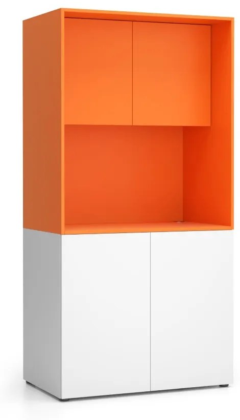 PLAN Kuchynka NIKA bez vybavenia 1000 x 600 x 2000 mm, oranžová