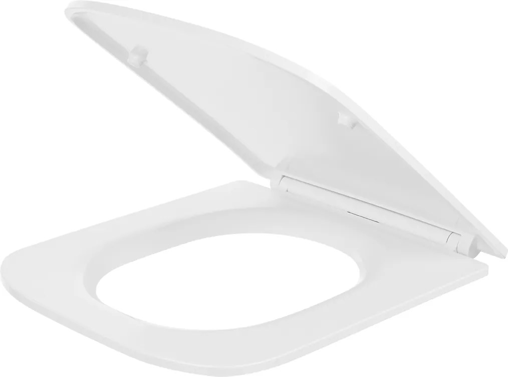 Laveo WC sedátko Duroplast Soft Close Kvadrato - ADA_600K, biela