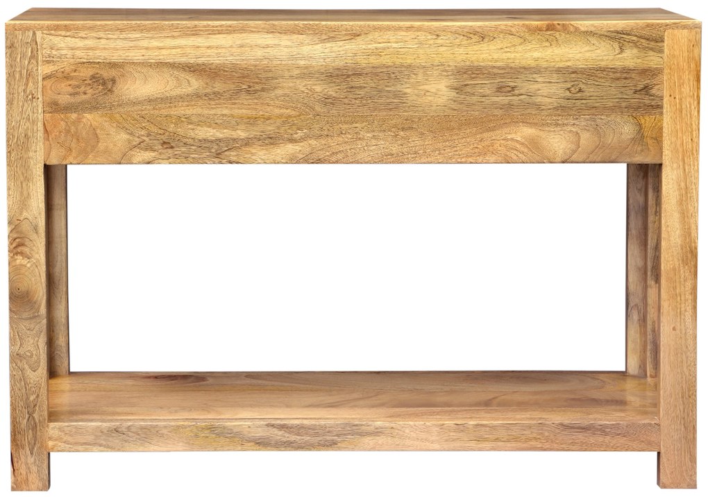 furniture-nabytek.cz - Konzolový stolík so šuplíkmi 110x76x35 z dreva mango