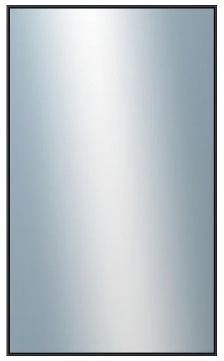 DANTIK - Zrkadlo v rámu, rozmer s rámom 60x100 cm z lišty Hliník čierna (7002021)
