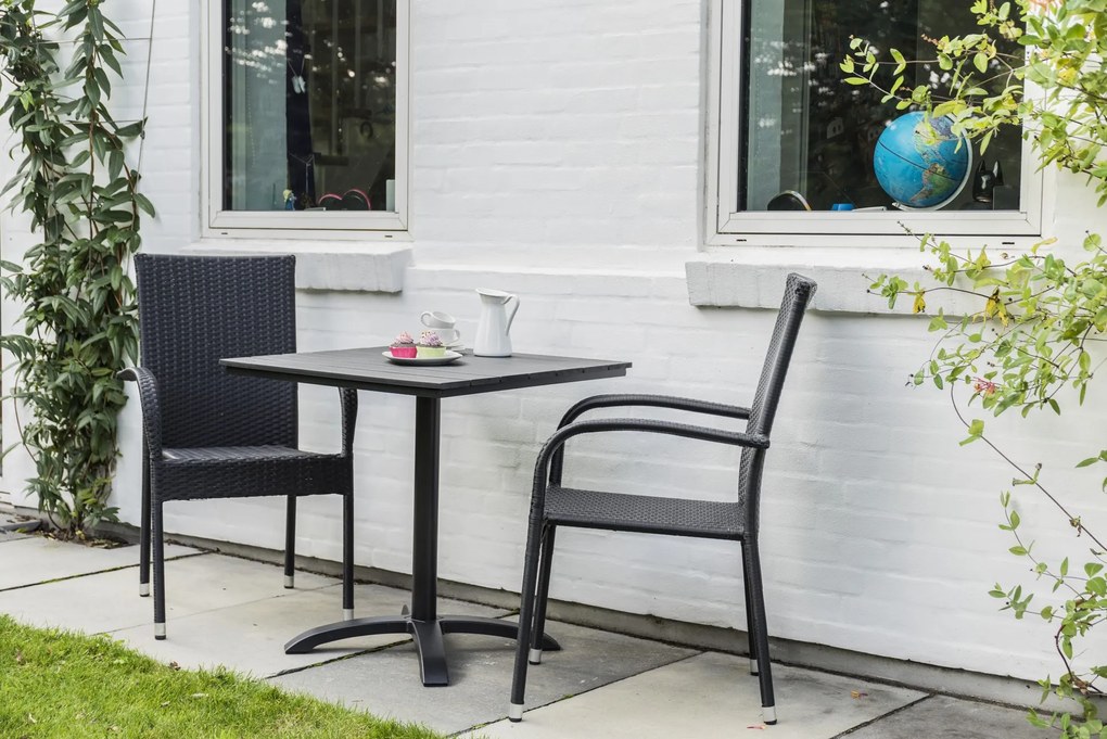 Balkónový set Ristorante + 2x ratanová stolička Paris