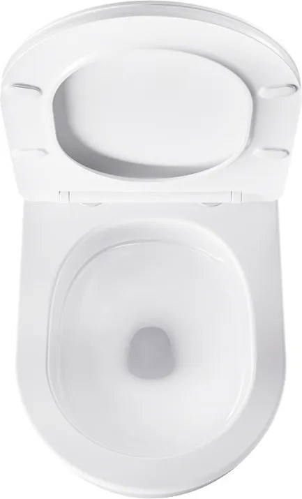 BPS-koupelny Závesná WC misa so SoftClose sedadlom HYD-4194, biela