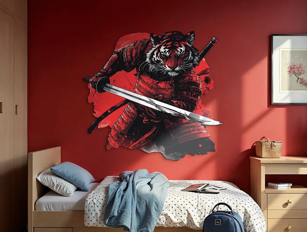 drevko | Obraz na stenu Tiger bojovník 45 x 485 cm