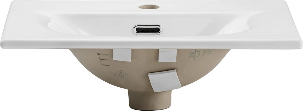 Comad Nábytkové keramické umývadlo SKY 3 50CM DP, 51x40 cm, biela lesklá