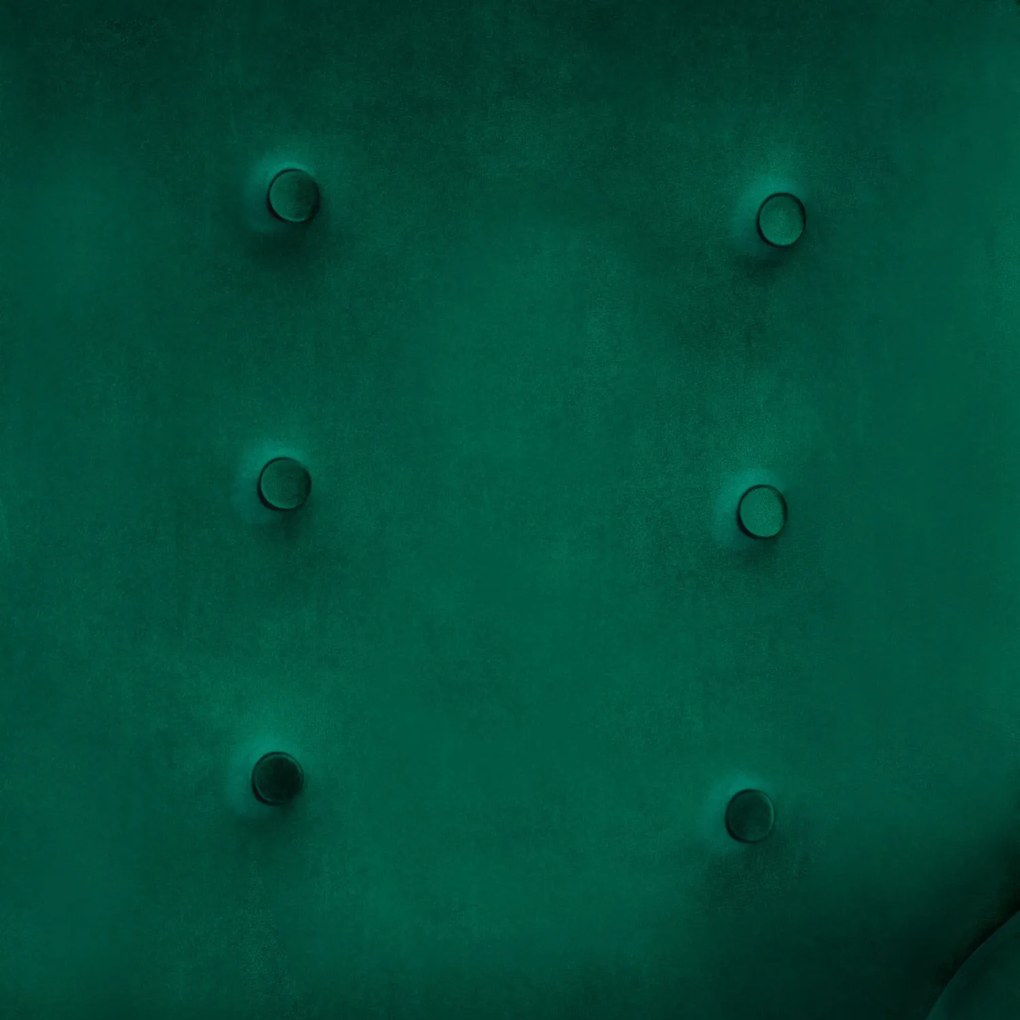 SOFOTEL Kreslo s opierkou na ruky a podnožkou Norse 2046 - tmavozelené