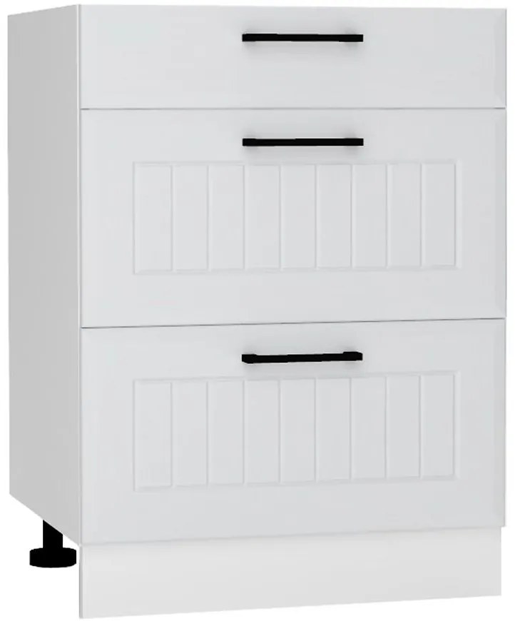 Skrinka do kuchyne Irma D60s/3 Svetlo šedá Mat