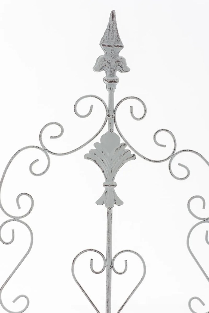 Mriežka na ruže Burg - 122 x 35 cm - Biela antik