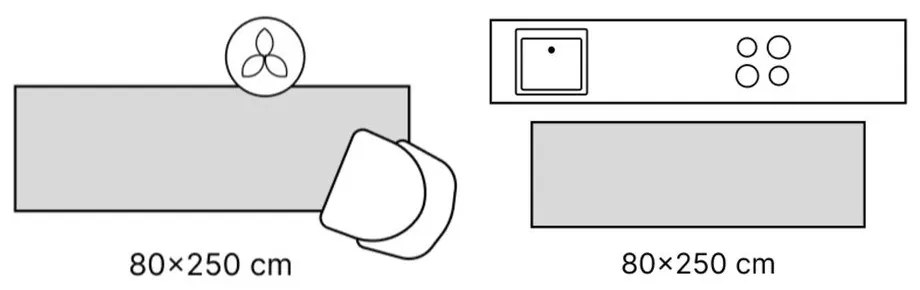 Sivý behúň 80x240 cm Pigment Light Grey – Elle Decoration