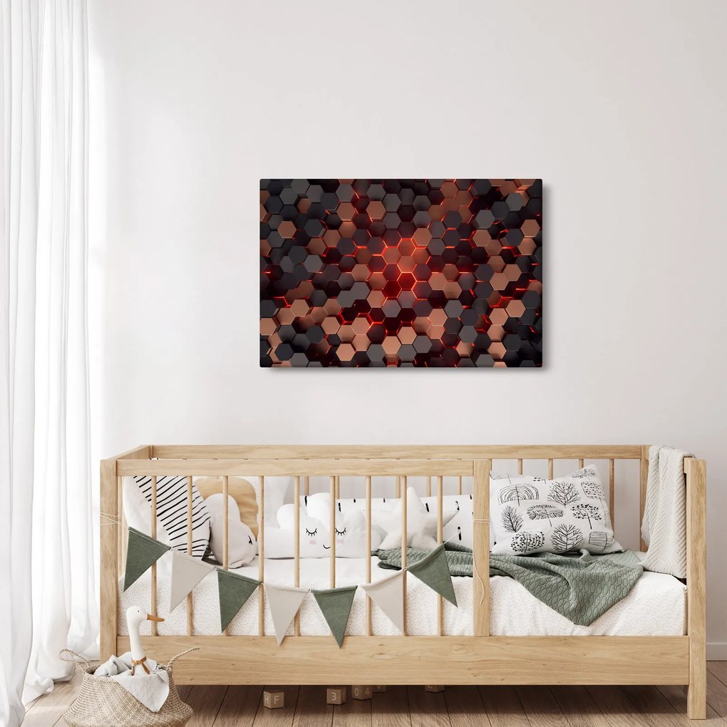 Obraz - Futuristická abstrakcia (90x60 cm)