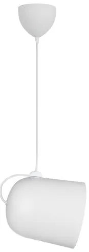 Nordlux - Závesný luster ANGLE na lankách 1xE27/25W/230V biely