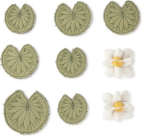 Svetlosivý bavlnený detský hrací koberec 130x170 cm Swan Lake – Lorena Canals