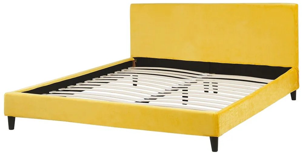 Manželská posteľ 180 cm FUTTI (s roštom) (žltá). Vlastná spoľahlivá doprava až k Vám domov. 1022922
