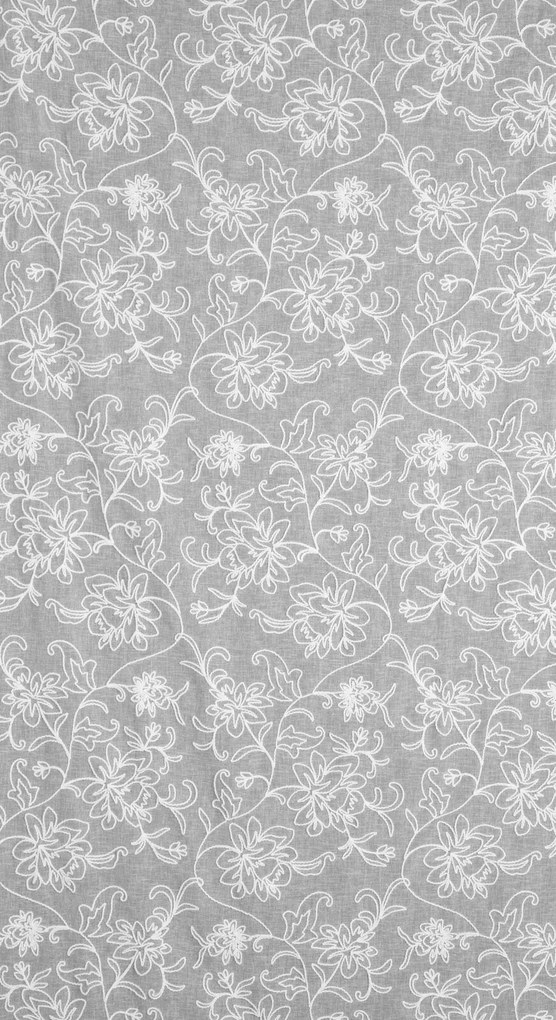 ZÁVES NA KRÚŽKOCH LILY 140X250 CM BIELA