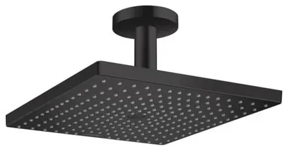 Hlavová sprcha Hansgrohe Raindance E strop vrátane sprchového ramená matná čierna 26250670