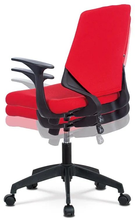 Autronic -  Kancelárska stolička Junior KA-R204 RED, červená látka