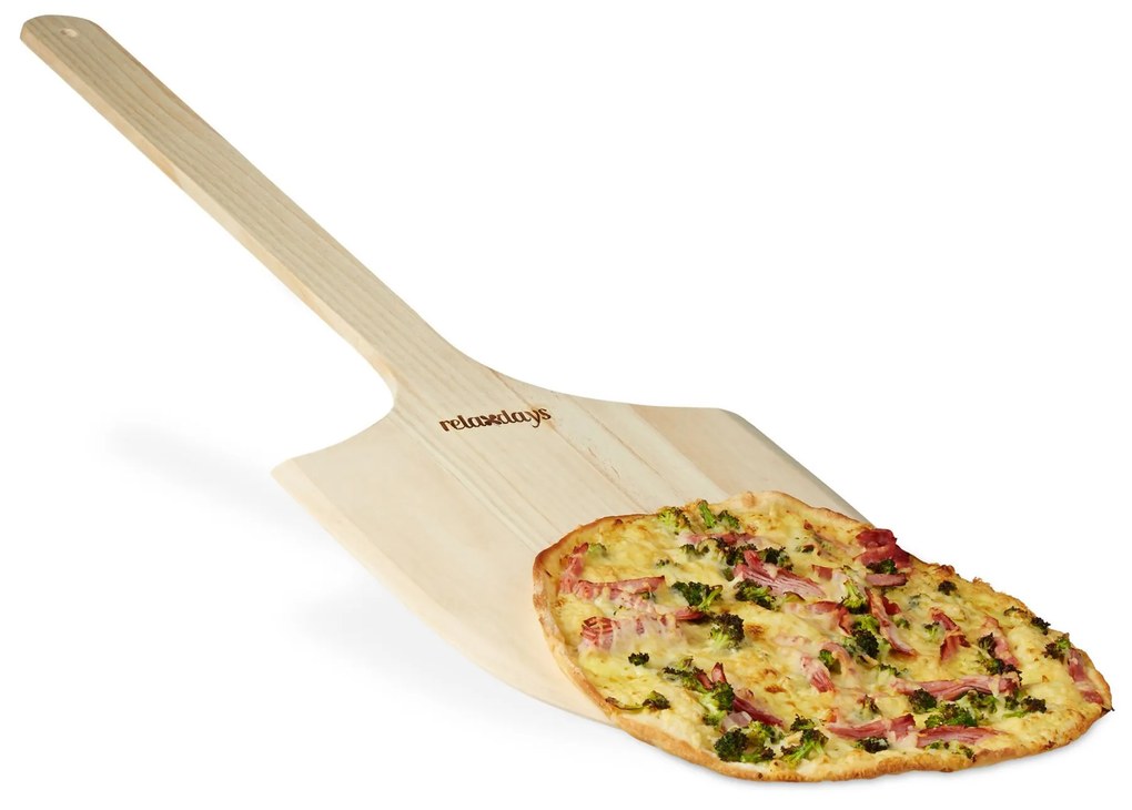 Drevená lopata na pizzu RelaxDays XXL z borovicového dreva, RD10020497